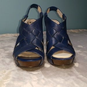 Navy Blue Wedge
